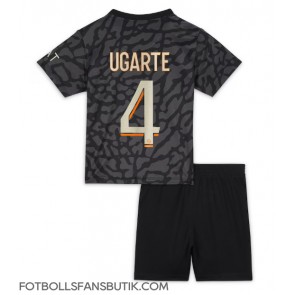 Paris Saint-Germain Manuel Ugarte #4 Replika Tredje Tröja Barn 2023-24 Kortärmad (+ Korta byxor)